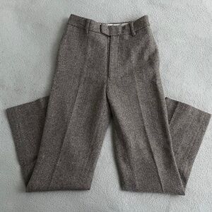 Uniqlo Ines De La Fressange Wool Trousers Brown